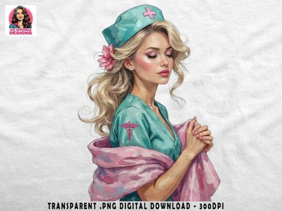 Download Nurse Grace PNG | Medical Beauty Art - Premium Resources