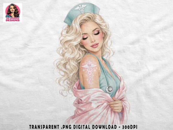 Download Nurse Beauty PNG Medical Glam Art - Premium Bundle